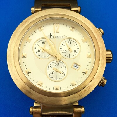 Freelook Gold HA1136CHMG/3 Cortina Chronograph Watch Freelook | Accessories | Freelook Gold Ha136chmg3 Cortina  main image 2