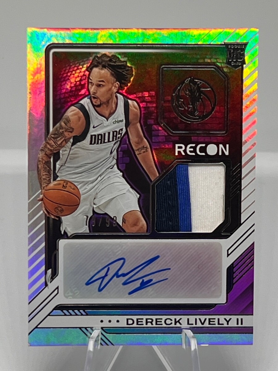 2024 Panini Recon DERECK LIVELY II Rookie Jersey Auto Silver