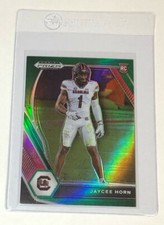 Jaycee Horn ROOKIE GREEN PARALLEL - 2021 Panini Prizm Draft Picks #142