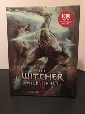 Dark Horse The Witcher 3 Ciri and the Wolves 1000 Pc 20''x27'' Jigsaw Puzzle