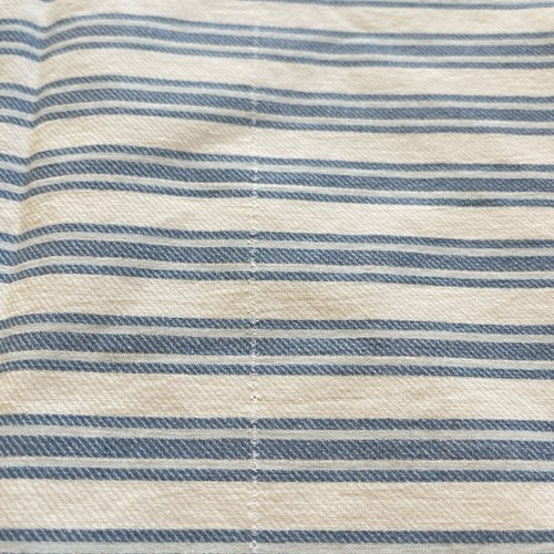 Set Of Ralph Lauren Claudine Blue Stripe King Pillowcase French Country Ticking - Picture 2 of 11