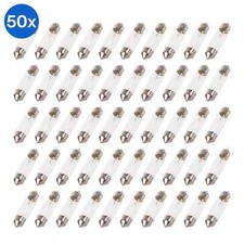 50x C5W SOFFITTE AUTOLAMPE 5W 12V GLÜHBIRNE KENNZEICHEN INNENRAUM LEUCHTE