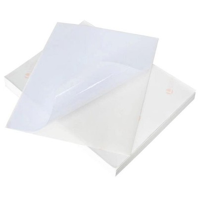 100 Full-Sticker Matte 8-1/2'' x 11'' Adhesive Labels for Laser & Inkjet Printe...