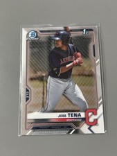 2021 Bowman Chrome Prospects Jose Tena Cleveland Indians #BCP-128 1st Bowman