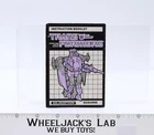 Scourge Instruction Manual Booklet 1986 Hasbro G1 Transformers