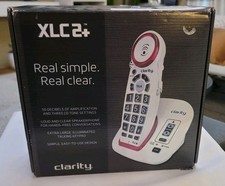 Clarity Professional XLC2 DECT 6.0 Amplified Big-Button Speakerphone WORKS 
