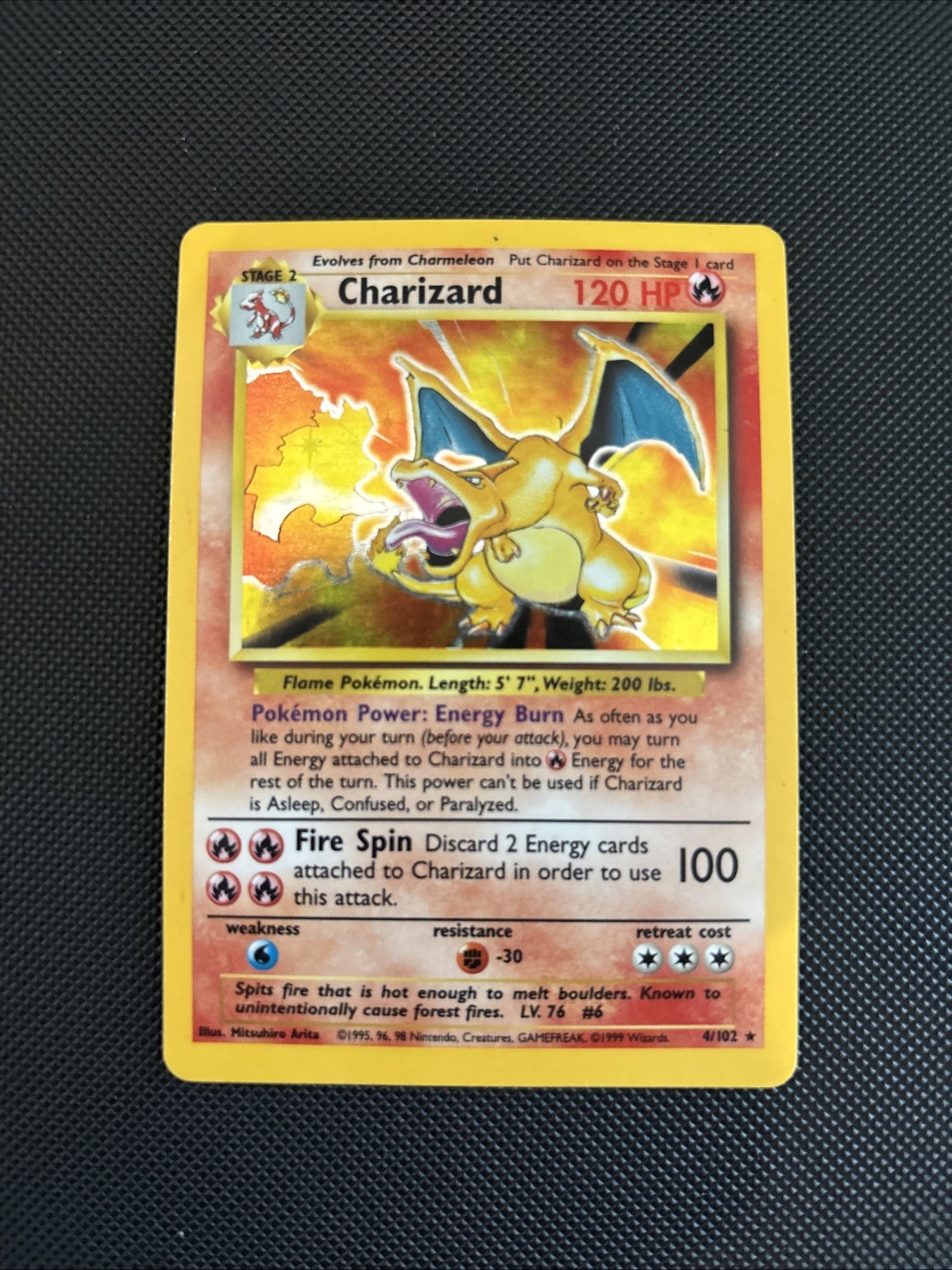Charizard 4/102 Base Set Holo