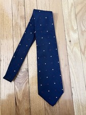 Zadi Andrew's Ties Navy 100 Silk Tie Made In Italy