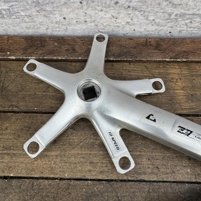 Vintage Campagnolo Veloce Triple Crankset 170mm 135 BCD 10 Speed