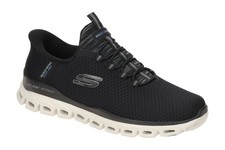 Skechers Schuhe GLIDE STEP schwarz Herrenschuhe sportliche Slipper 233010 BLK