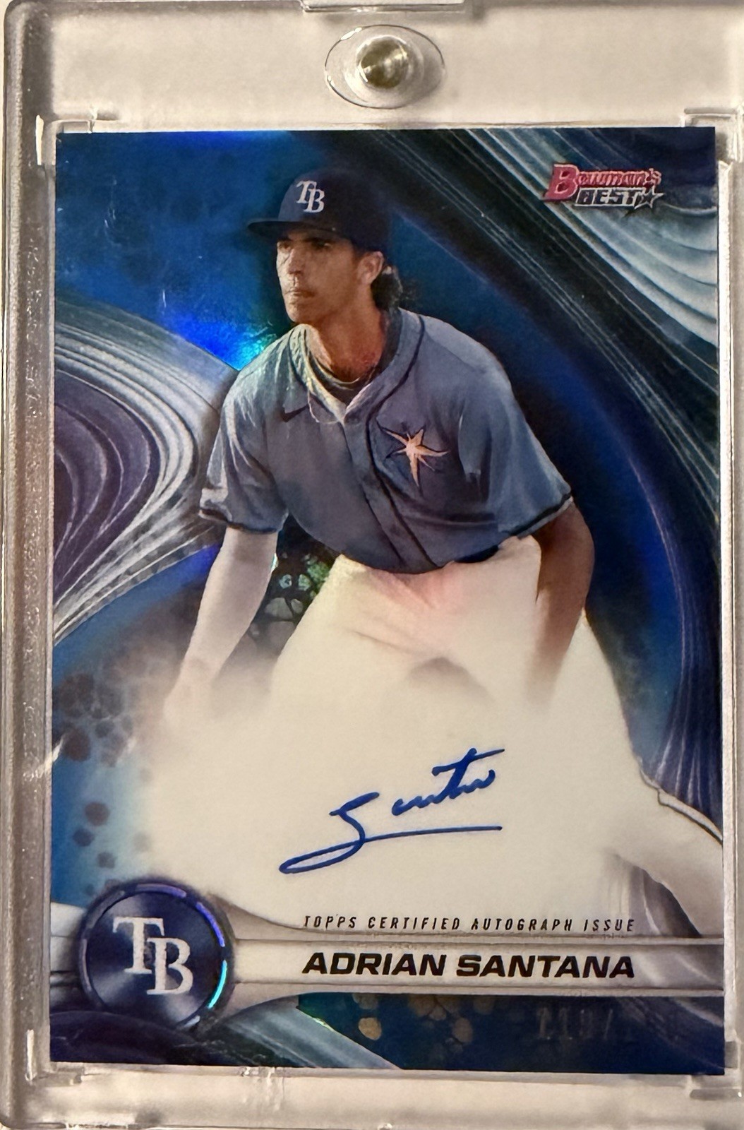 2024 Bowman's Best - Best of 2024 Autographs Adrian Santana #B24-AS Blue