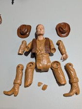 Vintage Marx Johnny West Broken Cowboy Action Figure  Accessories