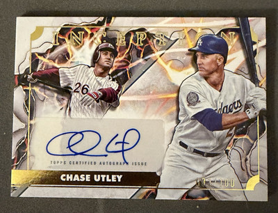 Topps 2025 Inception Chase Utley Auto ITA-CU Inception Transformation /100