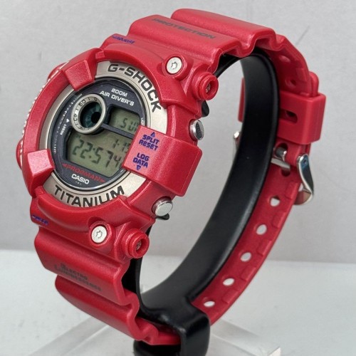 CASIO G-SHOCK FROGMAN limited DW-8201GF red Resin Solar Digital