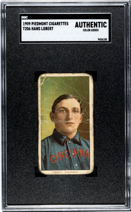 1909 Piedmont Cigarettes (T206) Lobert, Hans SGC A