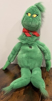 Vintage 1997 Dr Seuss How The Grinch Stole Christmas Large Plush Doll Macy's 28 