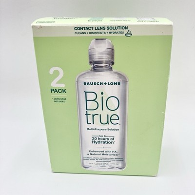Biotrue Contact Lens Solution 2 Pack 10oz Bausch + Lomb Exp 09/2027