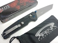 Tanto G10 Axis Lock Ball Bearing Pivot Pocket Knife Tip Up Carry Clip 8Cr13MoV