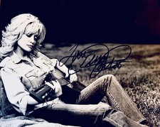 Dolly Parton Signed•Vintage B&W•Stunning Photograph of the Super STAR•W/ COA
