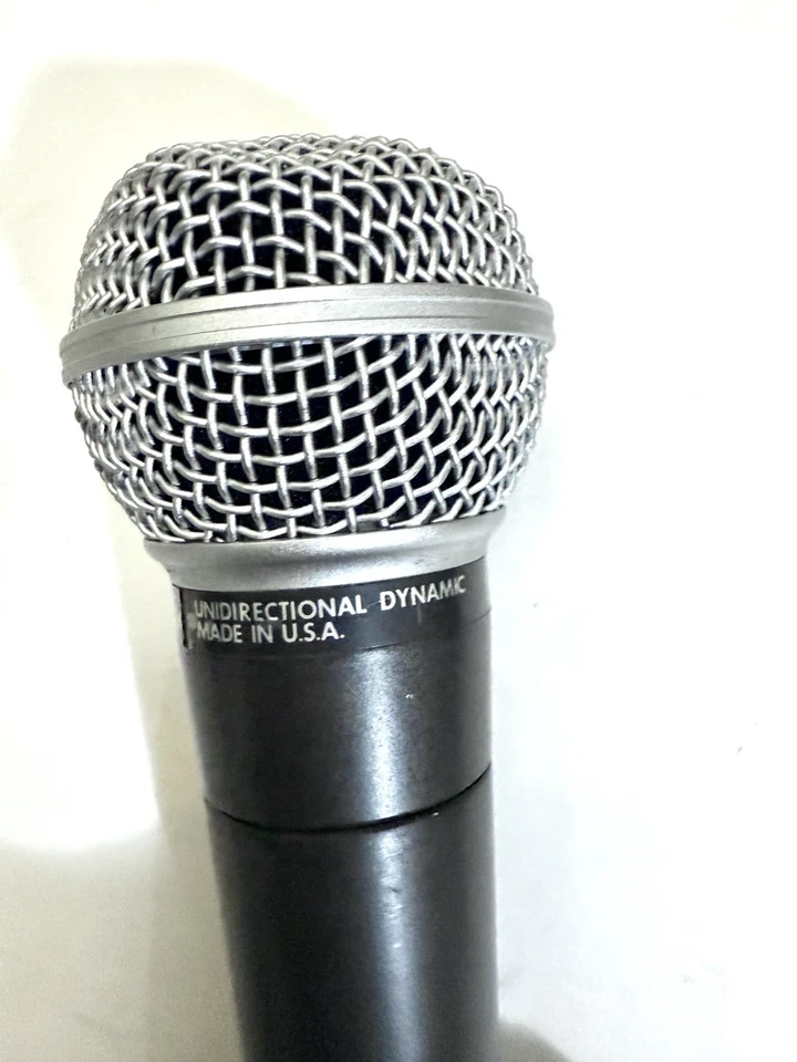 Vintage Shure SM58 Microphone Dynamic Unidirectional Mic 1980s Tested Working VG - Image 4 of 4