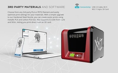 Brand New XYZPrinting Da Vinci Jr Pro XE+ 3D Printer ~ 6.9