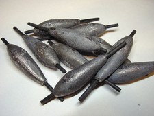 Angelblei 1 Kg Durchlaufblei Olivenblei mit schwarzen Hart Rohr 60gr.