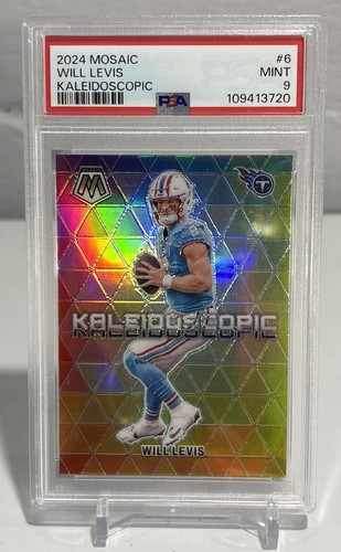 Will Levis 2024 Panini Mosaic Kaleidoscopic PSA 9 - Picture 1 of 2