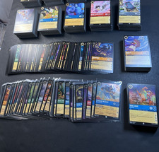     100 Card Lorcana Bulk Lot   Includes 5 Cold Foils     