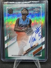 2021-22 Topps Chrome Green Refractor #64/99 Auto RC De'Vontes Cobbs #CA-DC1