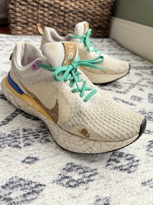 Nike React Infinity Run FK 3 Premium Mens Sz 10 DZ3025-001 Phantom Oatmeal