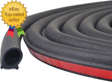 Universal Automotive Car Door Seal Strip D-Shape Self-Adhesive Weather Stripping