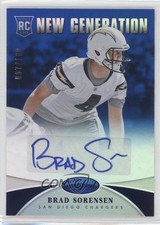 2013 Certified New Generation Mirror Blue Signatures /100 Brad Sorensen Auto 9l4