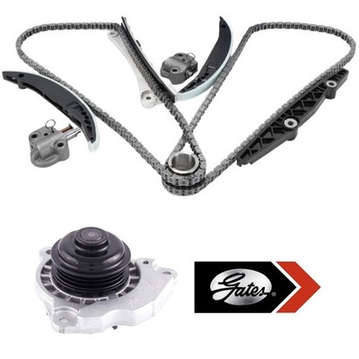 Timing Chain Kit GATES Water Pump Fit 2001-04/01/2003 Ford Mazda Mercury 3.0L