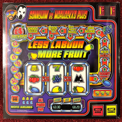SONNYJIM & MORLOKKO PLUS - Less Labour More Fruits - Sunset Splatter Vinyl (LP)