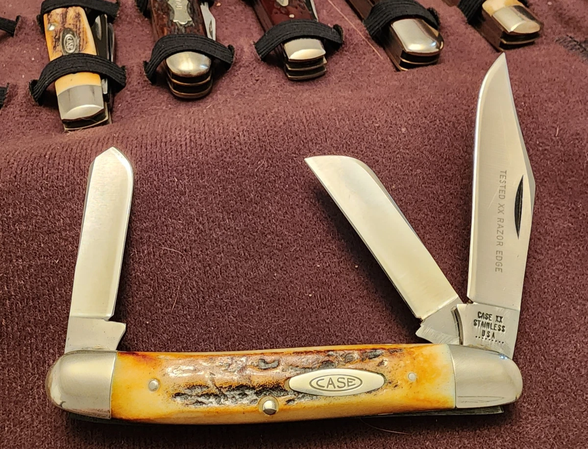 【希少レア】STORCK ストーク USA製  クライン Case XX Stag/Antler Handle Collectible Modern Factory Manufactured