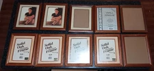 Vintage Intercraft Solid Oak Frames 1984 & 1986 w/ Original Promo