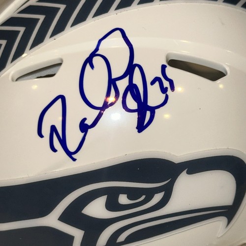 RICHARD SHERMAN Signed SEAHAWKS SALUTE TO SERVICE Mini-helmet Beckett (BAS) - Picture 4 of 6
