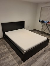 IKEA MALM Bed Frame Standard King with 4 Bed Storages  and 1 chest - NO MATTRESS