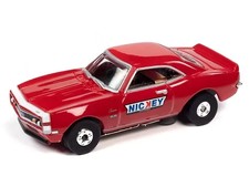 Auto World 1968 Nickey Chevy Camaro Red Thunderjet Ultra-G HO Slot Car AW