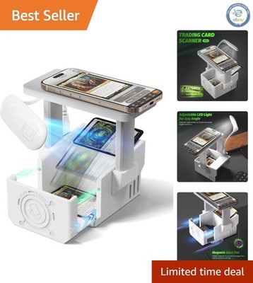 Pro Card Scanner Stand with LED & Magnetic Base for MTG and TCG   Scan Quickly