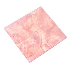 Stained Glass Sheet Mosaic Tile 3.9 Inch x 3.9 Inch, Light Pink