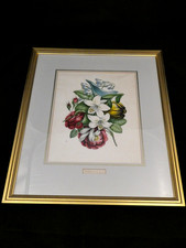 W.H. EDWARDS, (1793-1850), BLUMENGESTECK, ANTIKES AQUARELL IM RAHMEN