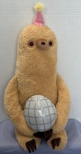 Pusheen Sloth 18  With Disco Ball Birthday Party Hat Plush Rare