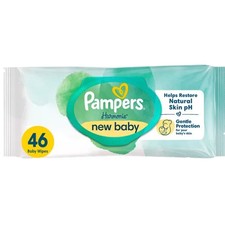 Pampers Harmonie New Baby Wipes Plastic Free 46 Baby Wet Wipes