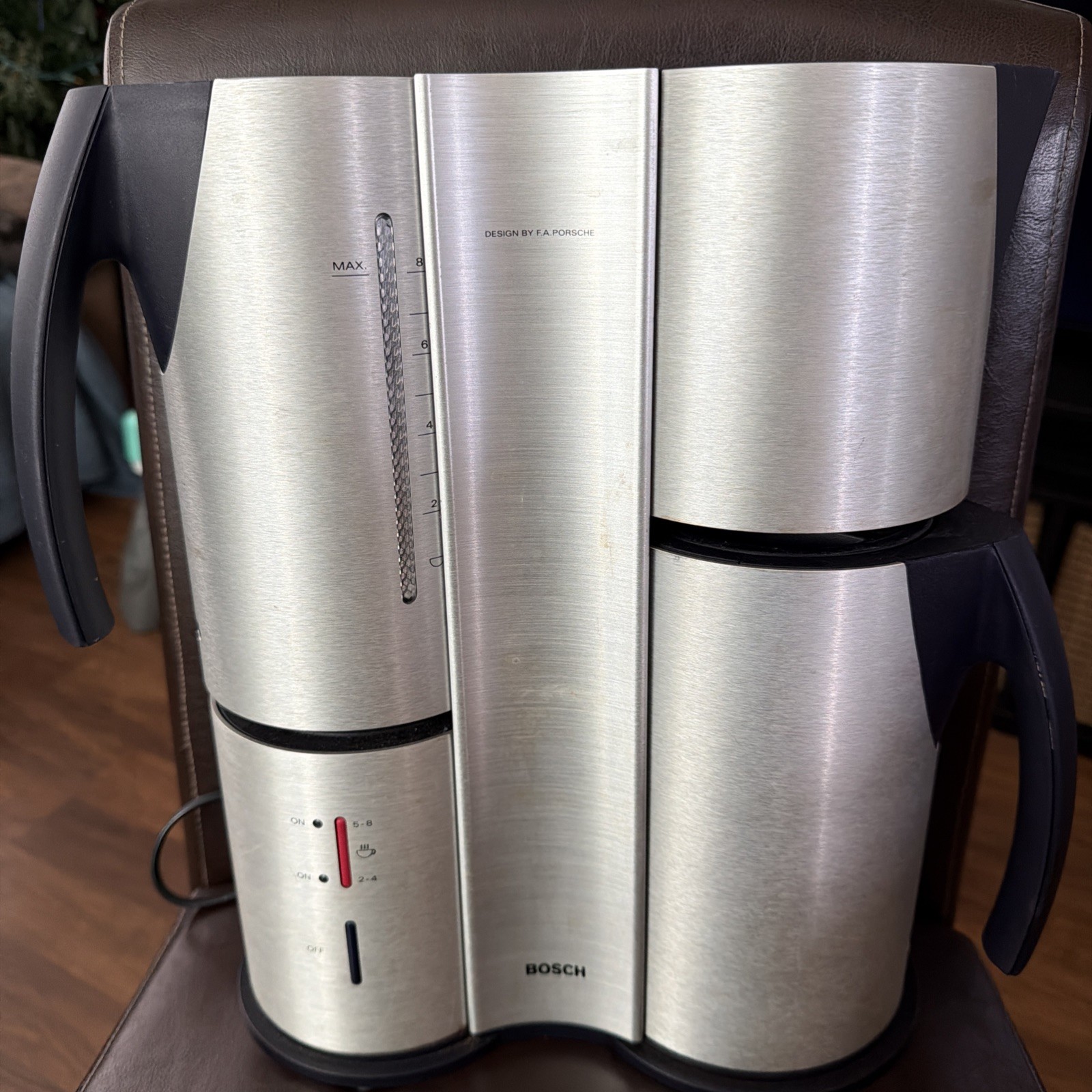 SIEMENS by F.A.Porsche " TC91100 " Coffee Machine H 14.5 x W 14.9 x D 5.9 in