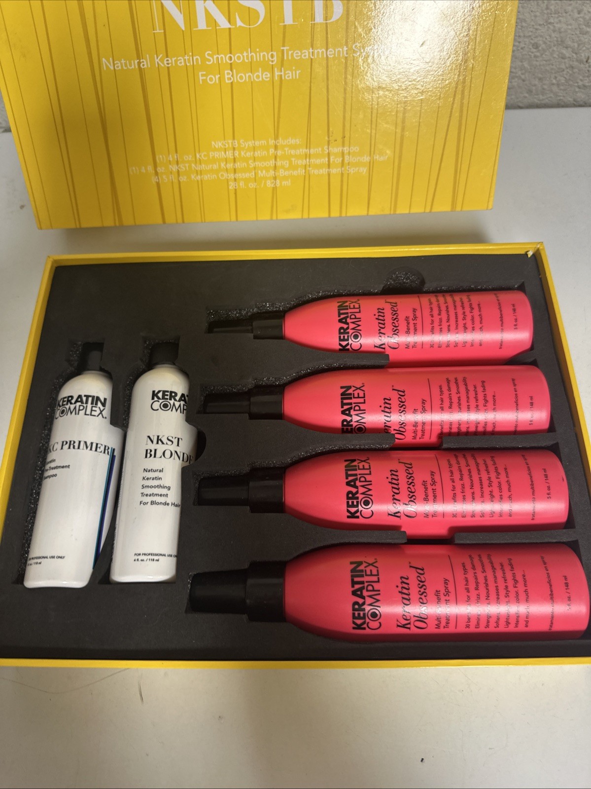 Keratin Complex NKSTB Natural Keratin Smoothing Treatment System For Blonde Hair