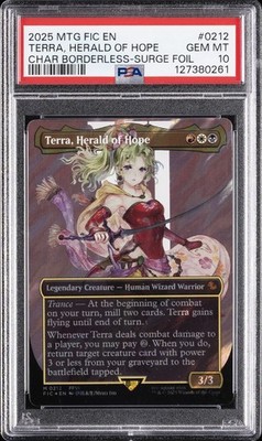 Terra, Herald of Hope (Borderless) (Surge Foil) Commander: Final