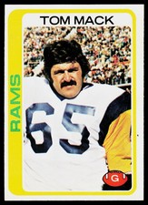 Tom Mack, 1978 Topps, #80, Los Angeles Rams,