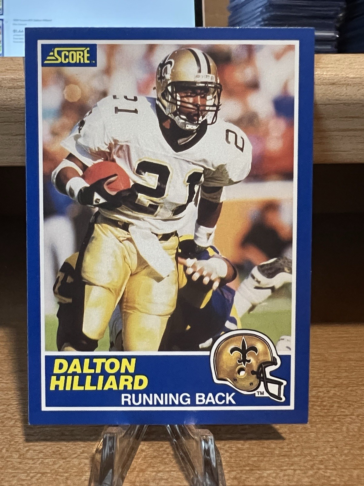 1989 Score Football NFL Dalton Hilliard New Orleans Saints Card #31