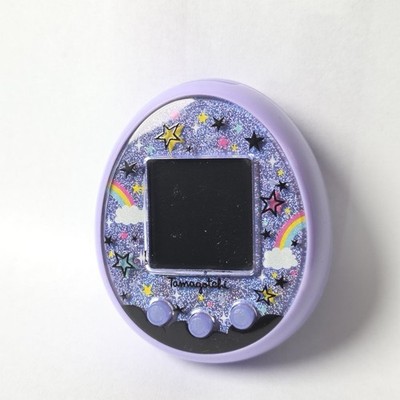 Tamagotchi On Magic Purple Shell Bandai Color Screen Virtual Pet Tested Working